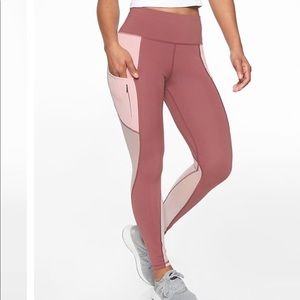 Athleta Colorblock 7/8 Tight